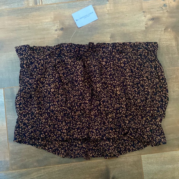 NWT American Eagle Floral Crop Tube Top - Picture 3 of 3
